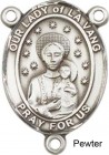 Our Lady of La Vang Rosary Centerpiece Sterling Silver or Pewter
