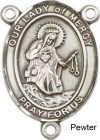 Our Lady of Mercy Rosary Centerpiece Sterling Silver or Pewter