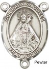 Our Lady of Olives Rosary Centerpiece Sterling Silver or Pewter