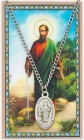 Oval St. Paul Medal with Prayer Card