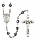 Men's St. Peter Chanel Silver Plated Rosary