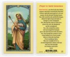 St. Genevieve Laminated Prayer Card