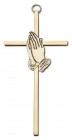 Praying Hands Wall Cross 6“