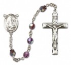 St. Andrew the Apostle Sterling Silver Heirloom Rosary Squared Crucifix