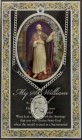 St. William The Confessor Medal in Pewter with Bi-Fold Prayer Card