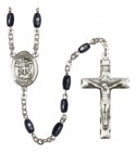 Men's St. Michael the Archangel Silver Plated Rosary