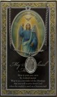 St. Gabriel Medal in Pewter with Bi-Fold Prayer Card