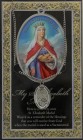St. Elizabeth of Hungary Medal in Pewter with Bi-Fold Prayer Card