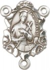 St. Gerard Majella Sterling Silver Rosary Centerpiece