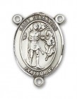 St. Sebastian Rosary Centerpiece Sterling Silver or Pewter