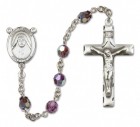 St. Alphonsa Sterling Silver Heirloom Rosary Squared Crucifix