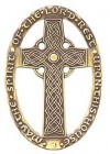 Celtic Design May The Spirit of the Lord Rest Upon This House Wall Cross - 3 inches