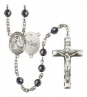 Men's St. Joseph of Cupertino Silver Plated Rosary