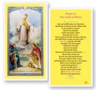 Our Lady of Mercy Laminated Laminated Prayer Card