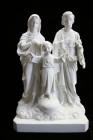 Holy Family Statue White Marble Composite - 23.5 inch