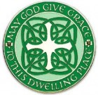Celtic House Blessing Wall Plaque - 4.25 inches