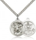 Men's Round St. Michael the Archangel Army Medal