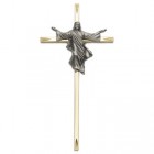 Brass Risen Christ Crucifix - 7“H  