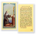 Oracion A Santa Rita De Casia Laminated Spanish Prayer Card