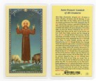 St. Francis Canticle of All Laminated Prayer Card