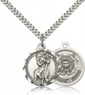 Coast Guard St. Christopher Medal - Nickel Size