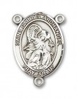 St. Gabriel the Archangel Rosary Centerpiece Sterling Silver or Pewter