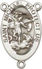 St. Michael National Guard Sterling Silver Rosary Centerpiece