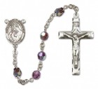 St. Margaret of Cortona Sterling Silver Heirloom Rosary Squared Crucifix