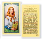 Oracion A Santa Dymphna Laminated Spanish Prayer Card