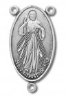 Sterling Silver Sacred Heart Rosary Centerpiece