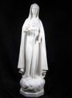 Our Lady of Fatima Statue White Marble Composite - 35 inch