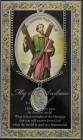 St. Andrew Medal in Pewter with Bi-Fold Prayer Card
