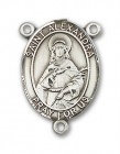 St. Alexandra Rosary Centerpiece Sterling Silver or Pewter