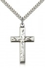 Hand Etched Cross Necklace