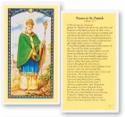 Prayer To St. Patrick Laminated Prayer Card