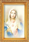 Immaculate Heart of Mary Antique Gold Framed Print