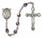 Our Lady of Knock Sterling Silver Heirloom Rosary Fancy Crucifix