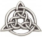 Celtic Trinity Knot Lapel Pin - 1“ H