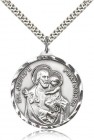 Men's Large Saint Joseph Medal