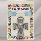 Protect This Boy Pewter Cross Crib Medal