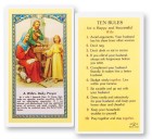 A Wife's Daily Laminated Prayer Card