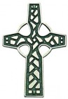Celtic Wall Cross in Pewter - 3.25 inches High