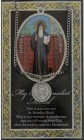 St. Benedict Medal in Pewter with Bi-Fold Prayer Card