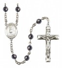 Men's St. Daniel Comboni Silver Plated Rosary