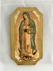 Our Lady of Guadalupe Florentine Plaque - 9 inch