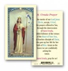 St. Ursula Laminated Prayer Card