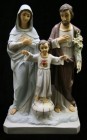 Holy Family Statue Hand Painted Marble Composite - 26 inch