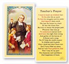 Teacher's Prayer J.B. Delasalle Laminated Prayer Card