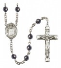 Men's St. Edith Stein Silver Plated Rosary