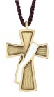 Deacon's Cross Pendant with White Sash